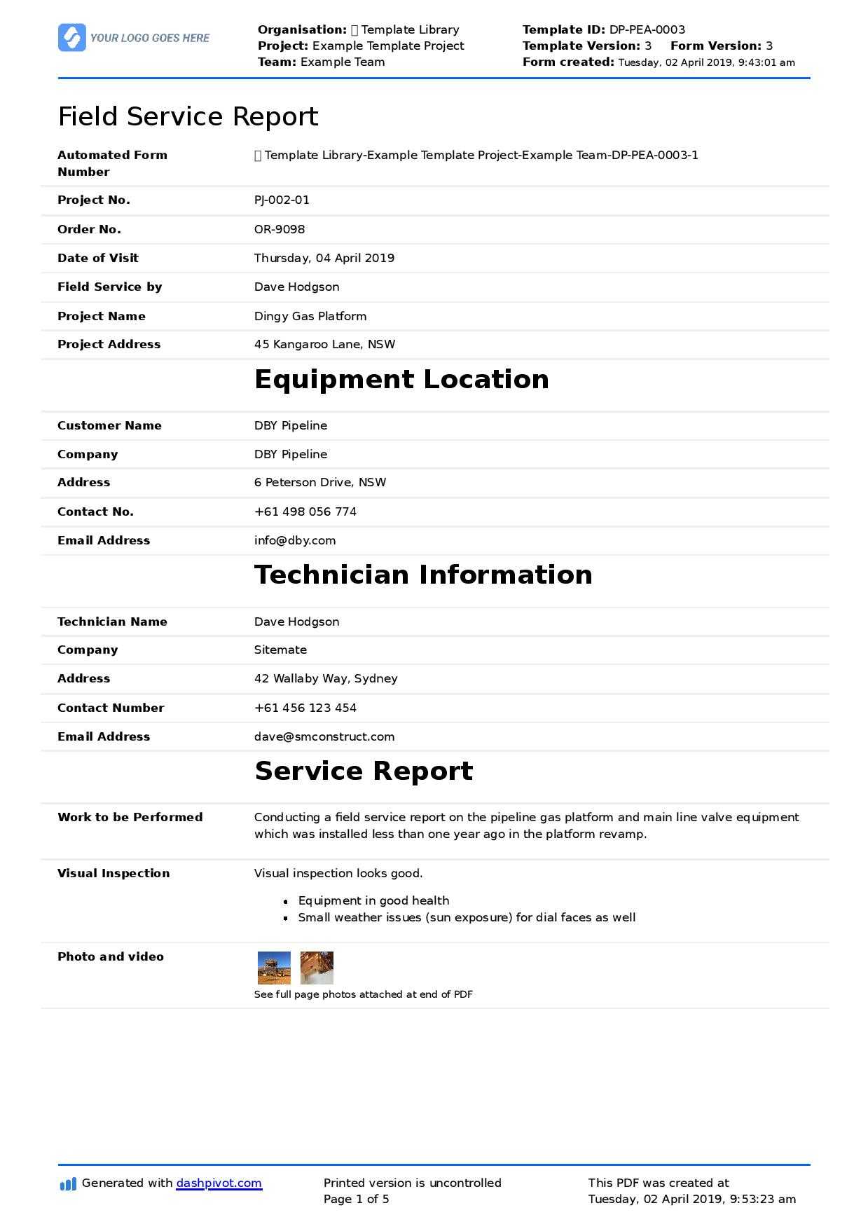 036 Project Report Format Excel Template Ideas Management With Field Report Template