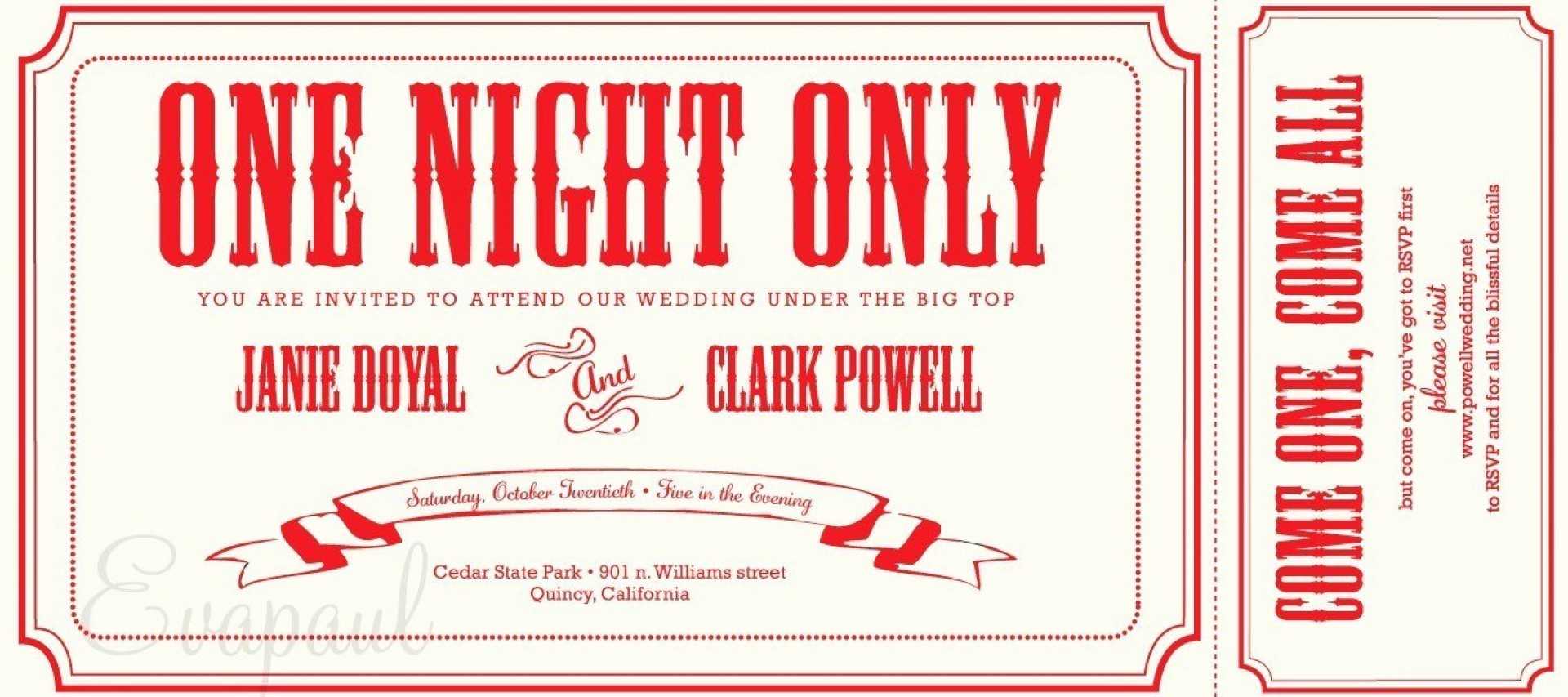 036 Template Ideas Ticket Invitation Free Printable Movie With Regard To Blank Parking Ticket Template