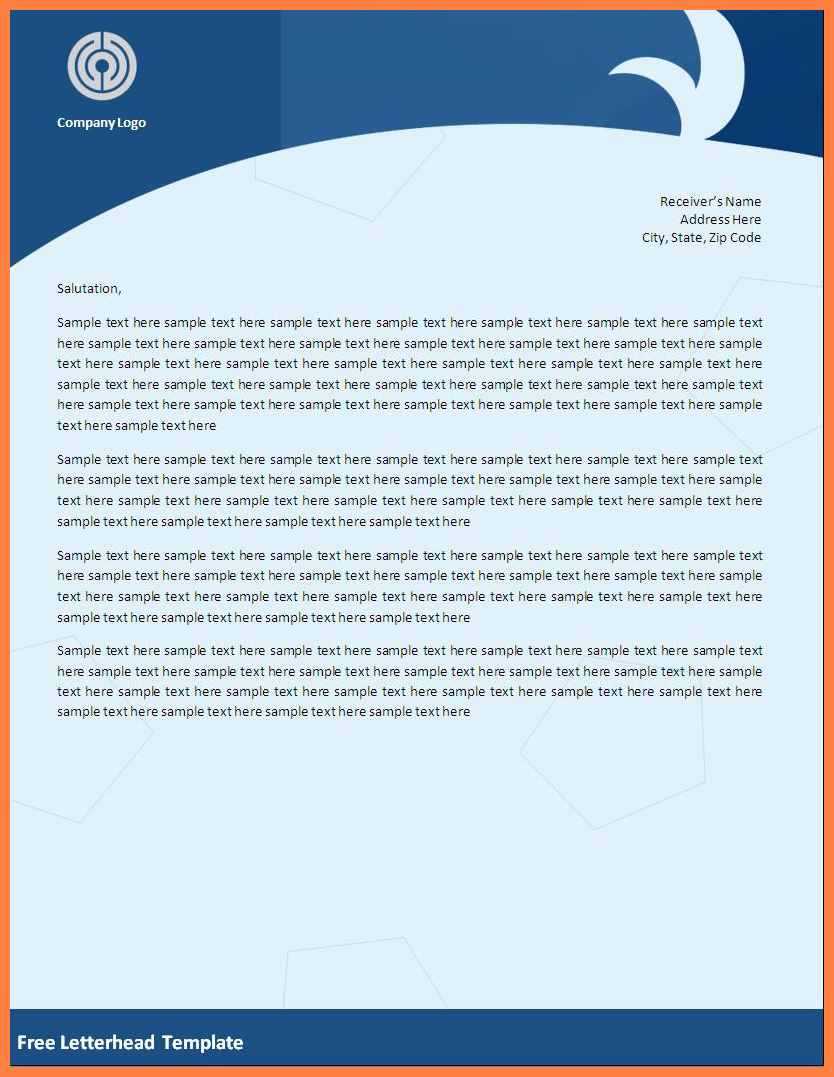 037 Free Ms Word Letterhead Templates Download Microsoft For Free Letterhead Templates For Microsoft Word