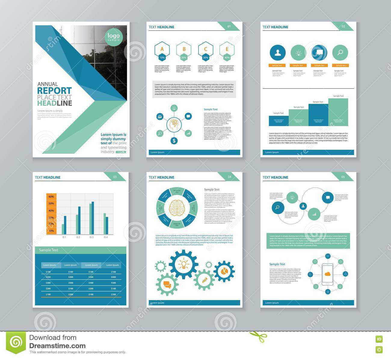 038 Annual Report Template Word Company Profile Brochure With Annual Report Template Word