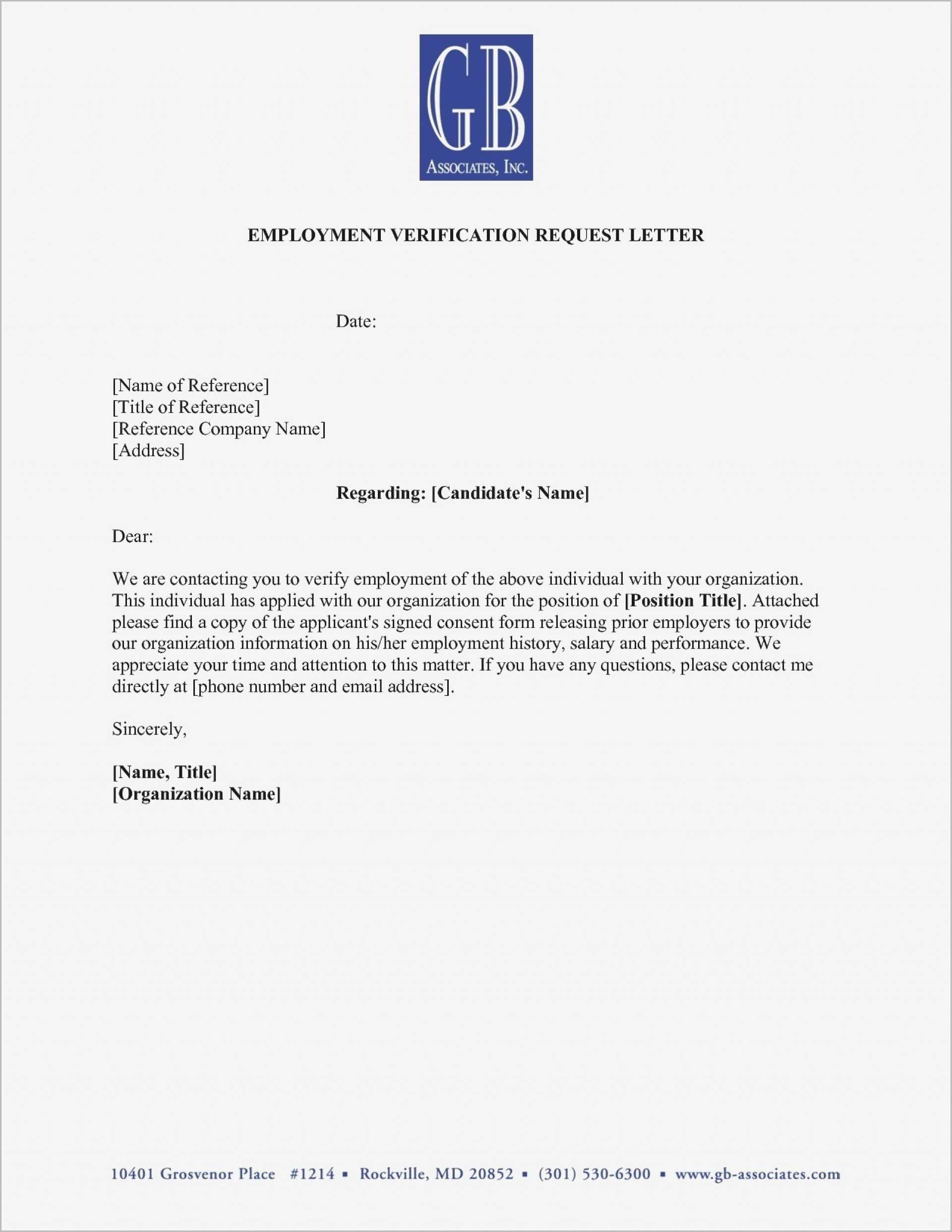 039 Employment Verification Letter Template Word Free Ideas Throughout Employment Verification Letter Template Word