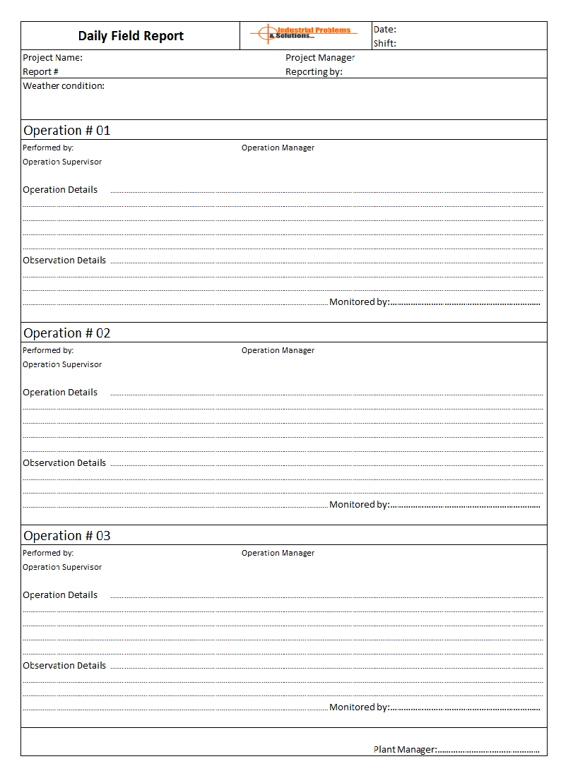 042 Construction Daily Report Format Field Template Wondrous With Regard To Field Report Template