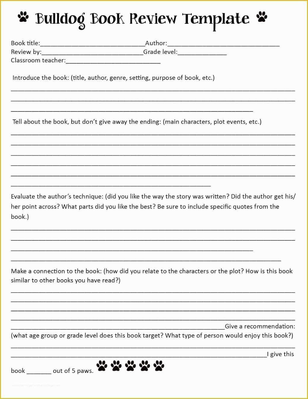 047 Book Template Free Printable Ideas 3Rd Grade Report Of Throughout Story Report Template