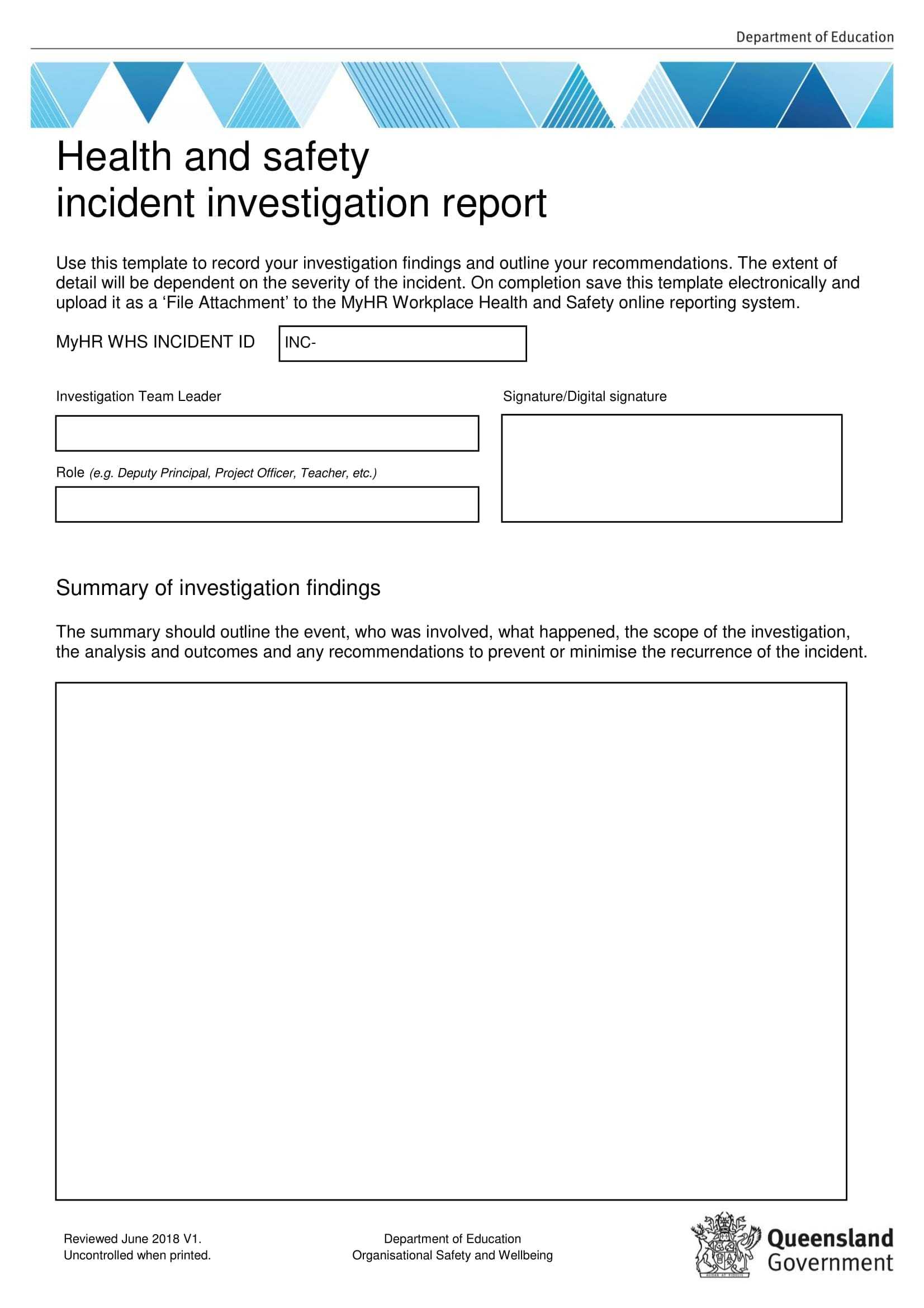10+ Workplace Investigation Report Examples - Pdf | Examples Within Hr Investigation Report Template