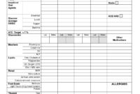 12 Unusual Adl Flow Sheet Template intended for Nursing Assistant Report Sheet Templates