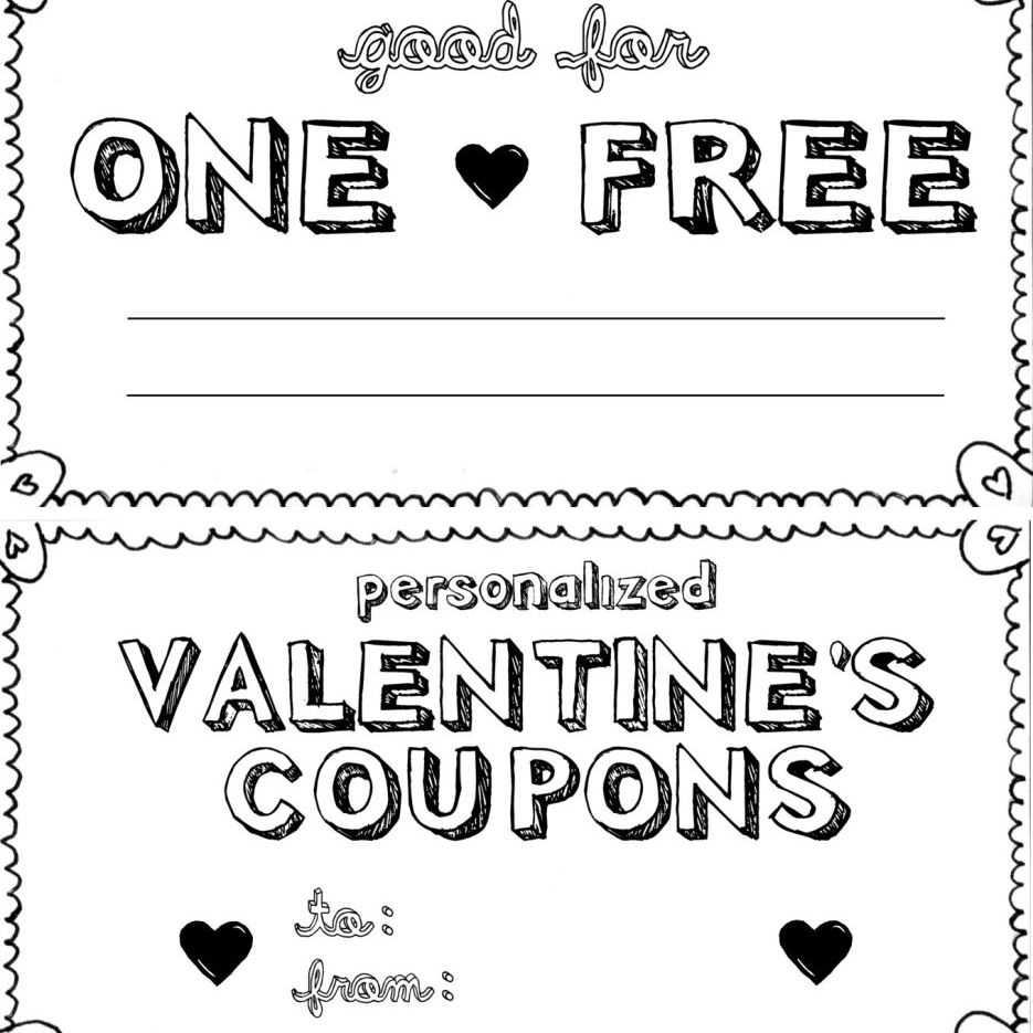 15 Sets Of Free Printable Love Coupons And Templates Intended For Love Coupon Template For Word