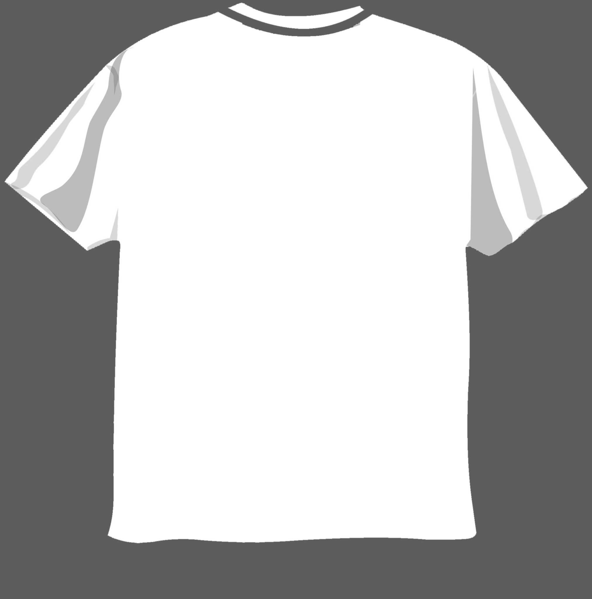 Blank T Shirt Design Template Psd