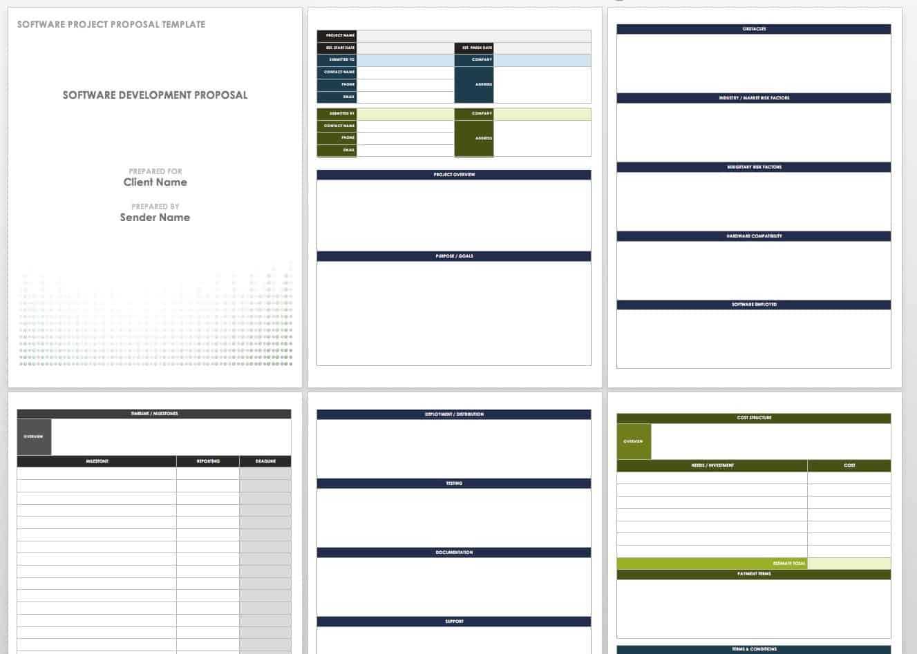 17 Free Project Proposal Templates + Tips | Smartsheet With Software Project Proposal Template Word