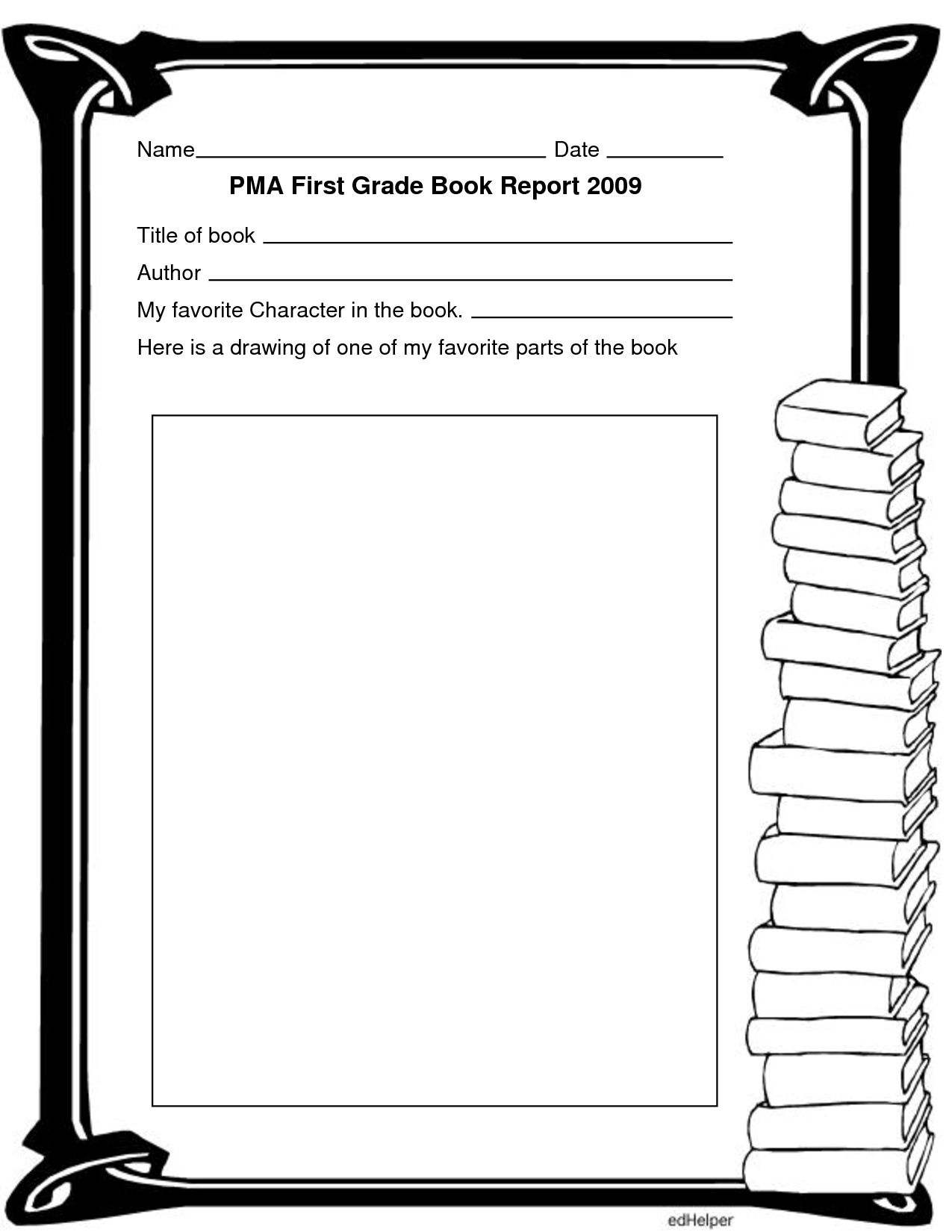 1St Grade Printable Books | Kids Activities Regarding 1St Grade Book Report Template