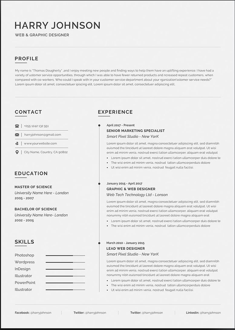 20+ Free And Premium Word Resume Templates [Download] Within Microsoft Word Resumes Templates