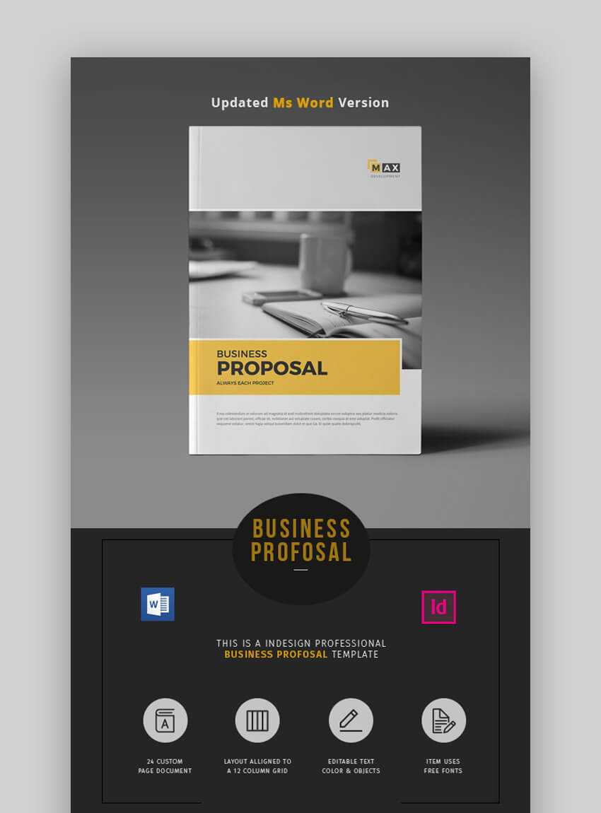 20 Ms Word Business Proposal Templates To Make Deals In 2019 With Free Business Proposal Template Ms Word