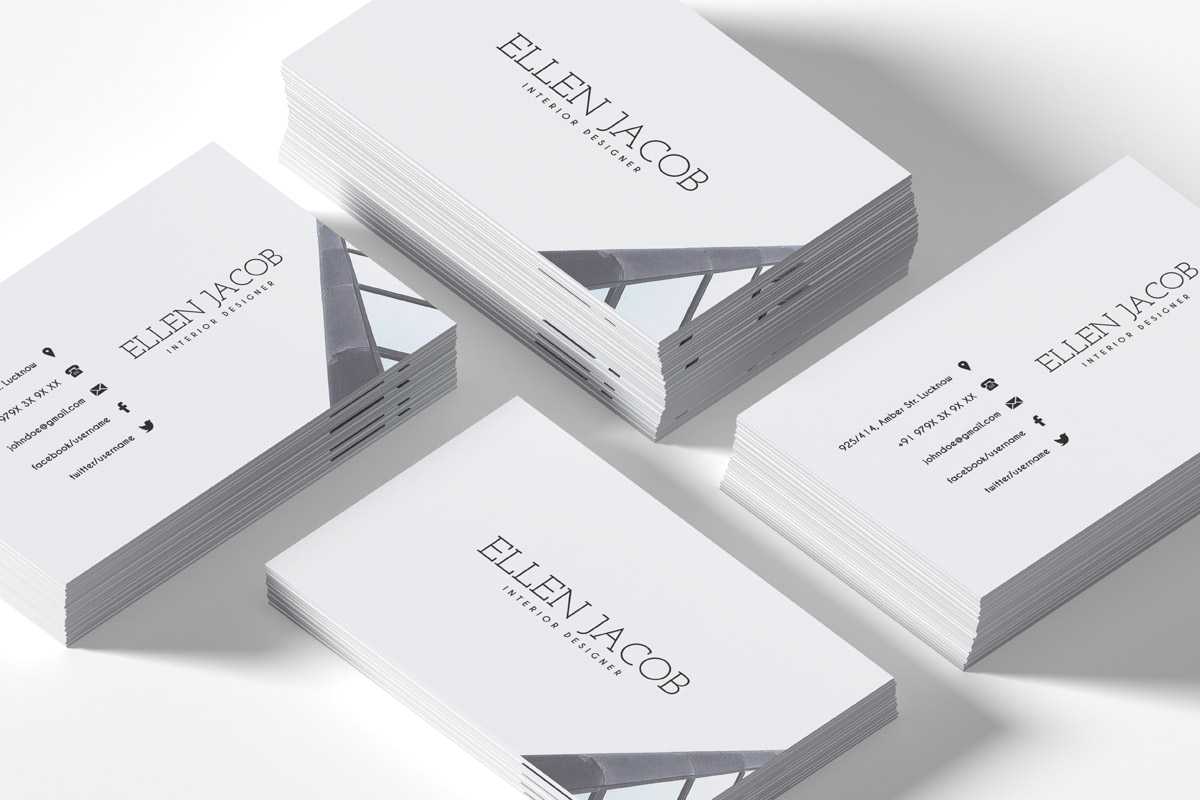 200 Free Business Cards Psd Templates – Creativetacos Intended For Blank Business Card Template Psd