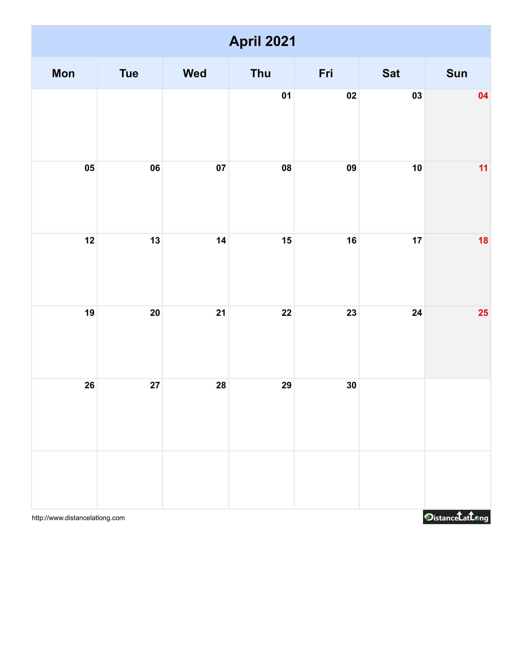 2019 Blank Calendar Blank Portrait Orientation Free Throughout Blank One Month Calendar Template