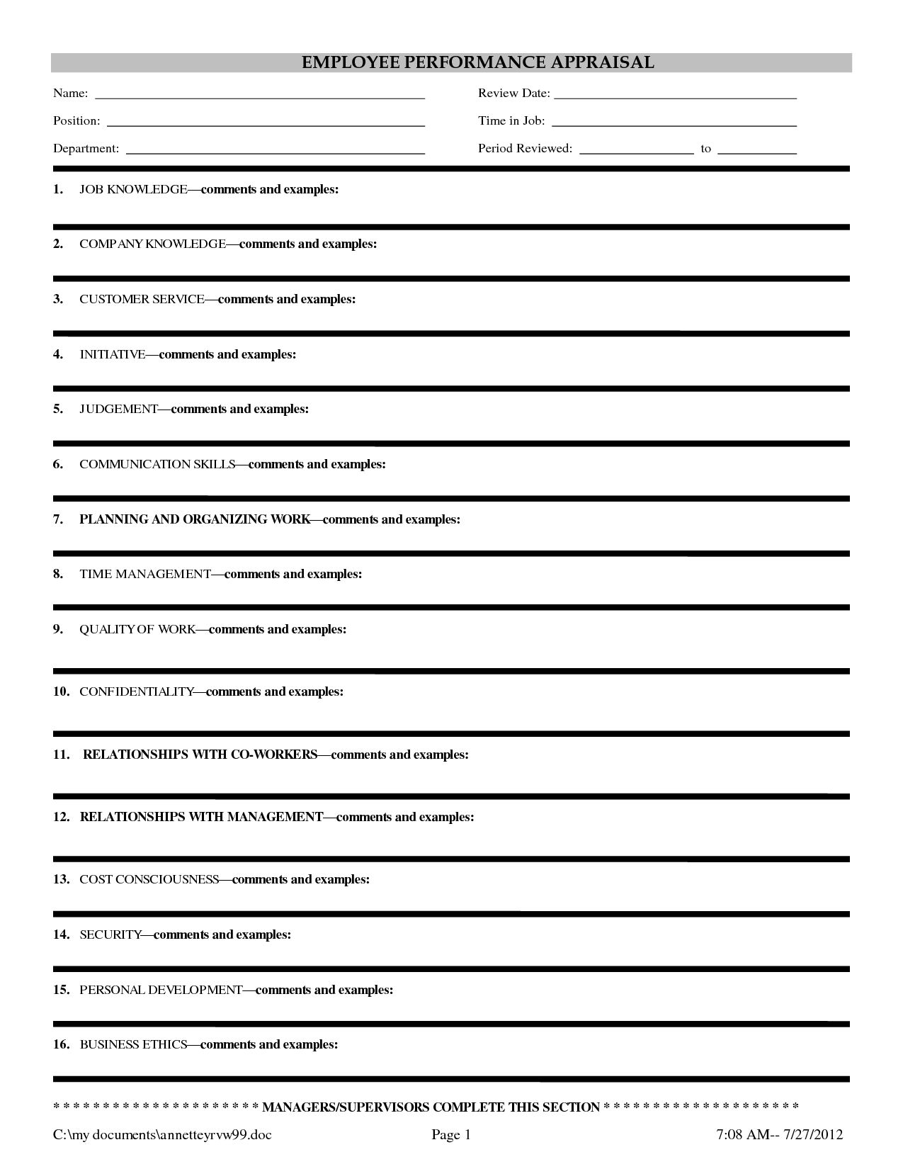23 Images Of Evaluation Outline Template Blank | Masorler Within Blank Evaluation Form Template