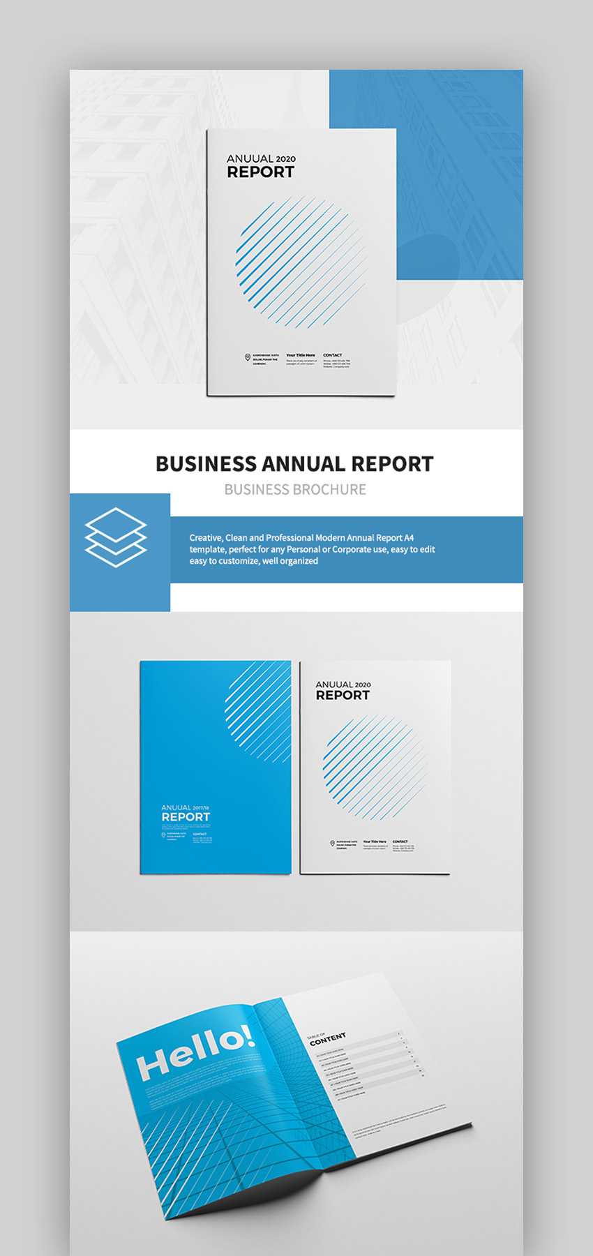 25+ Best Annual Report Templates – With Creative Indesign Inside Annual Report Word Template