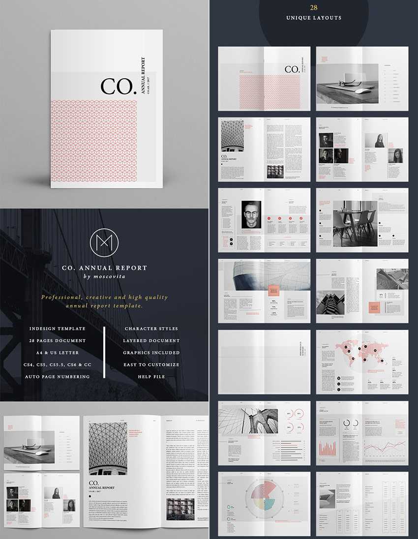 25+ Best Annual Report Templates – With Creative Indesign Inside Free Indesign Report Templates