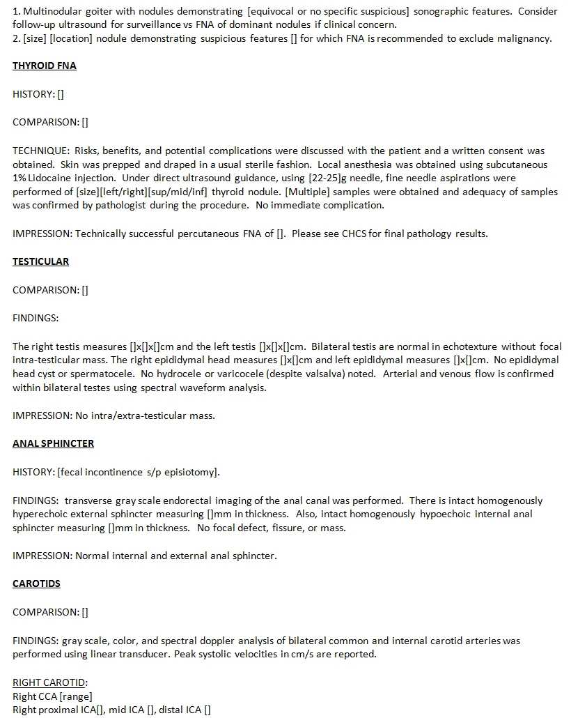 27 Images Of Thyroid Doppler Template | Jackmonster Intended For Carotid Ultrasound Report Template