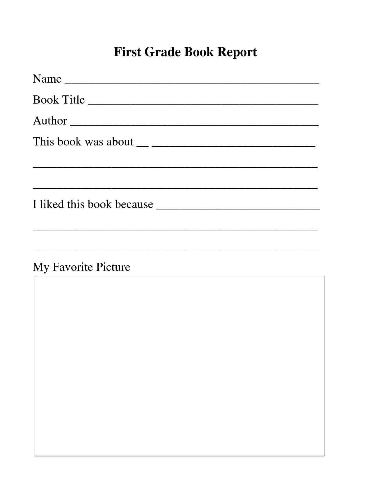 28 Images Of Template For First Grade List | Masorler With Regard To First Grade Book Report Template