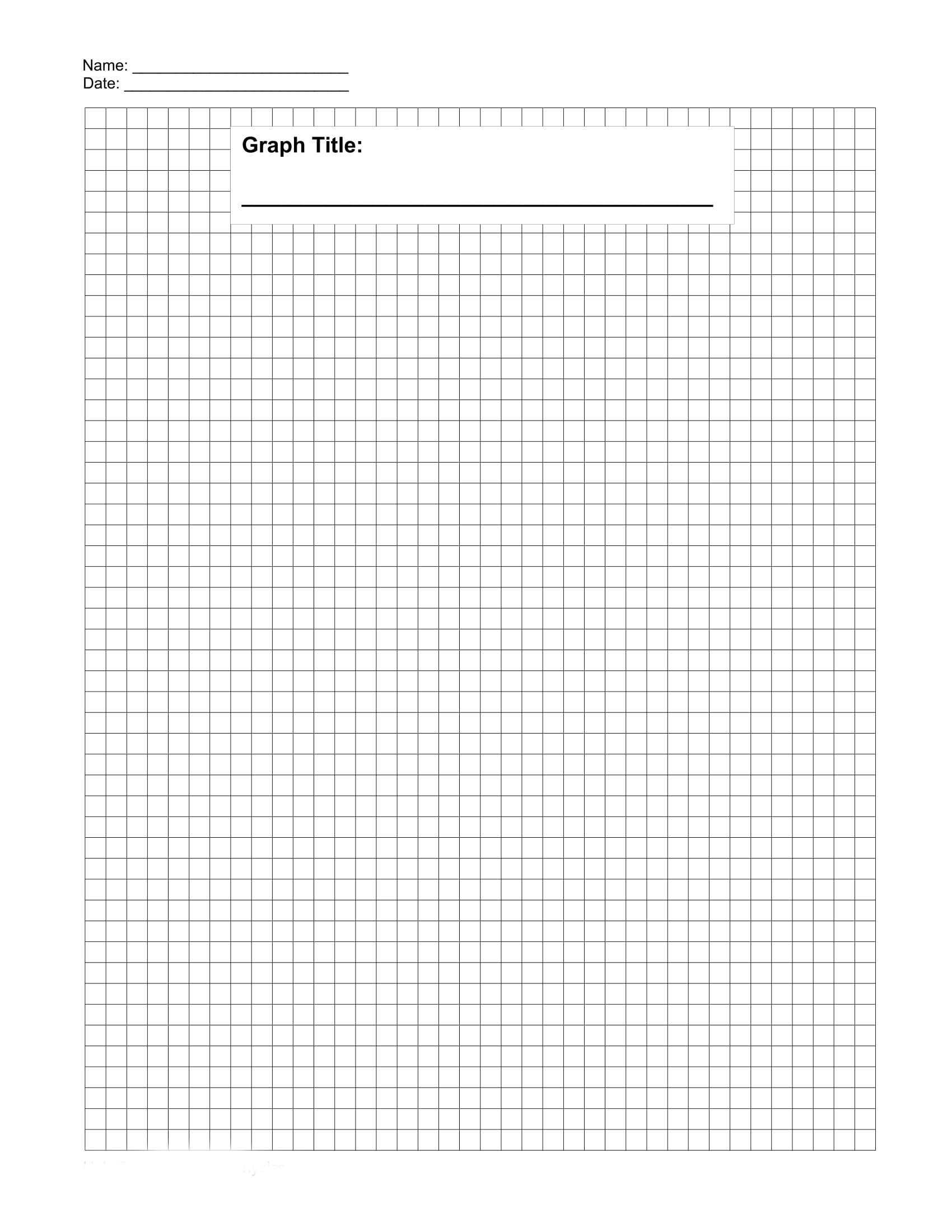 30+ Free Printable Graph Paper Templates (Word, Pdf) ᐅ Throughout Graph Paper Template For Word