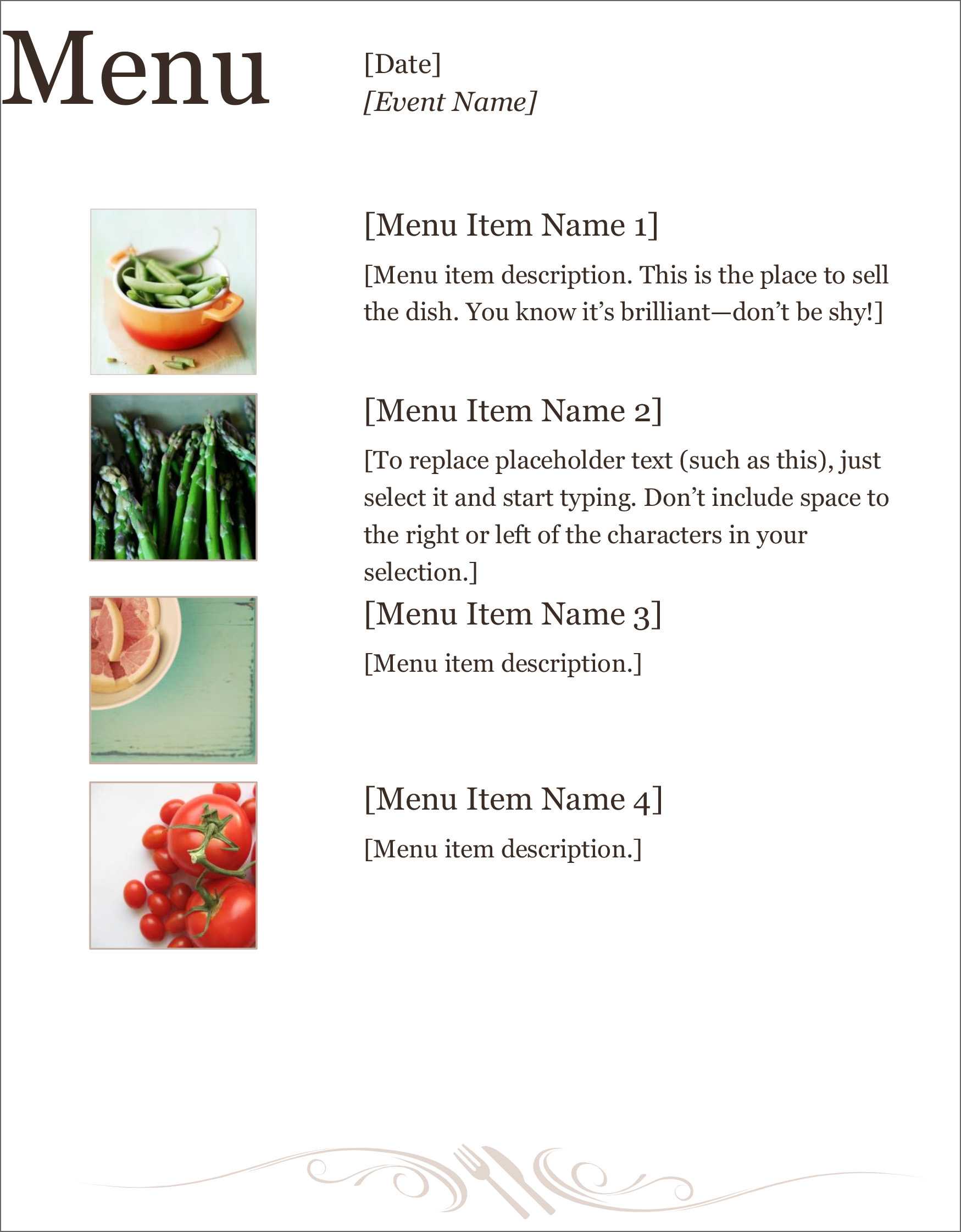 32 Free Simple Menu Templates For Restaurants, Cafes, And Within Free Cafe Menu Templates For Word