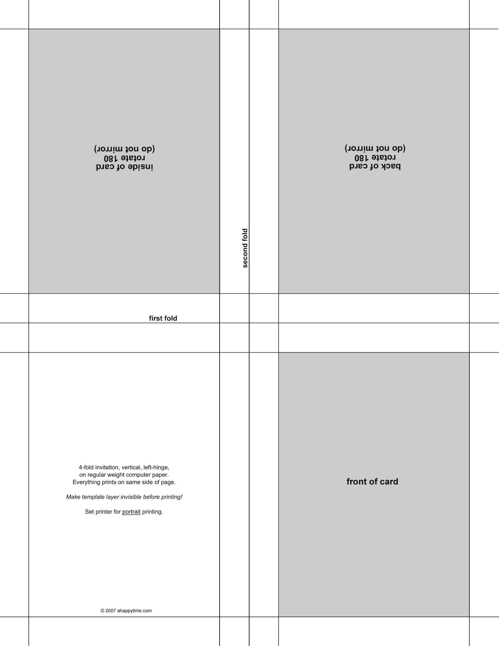 4 To A Page Template – Horizonconsulting.co Regarding Quarter Sheet Flyer Template Word