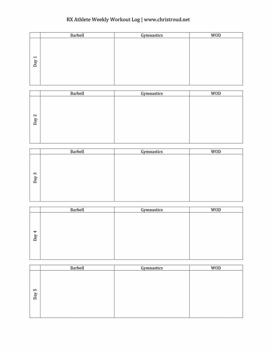 40+ Effective Workout Log & Calendar Templates ᐅ Template Lab Intended For Blank Workout Schedule Template