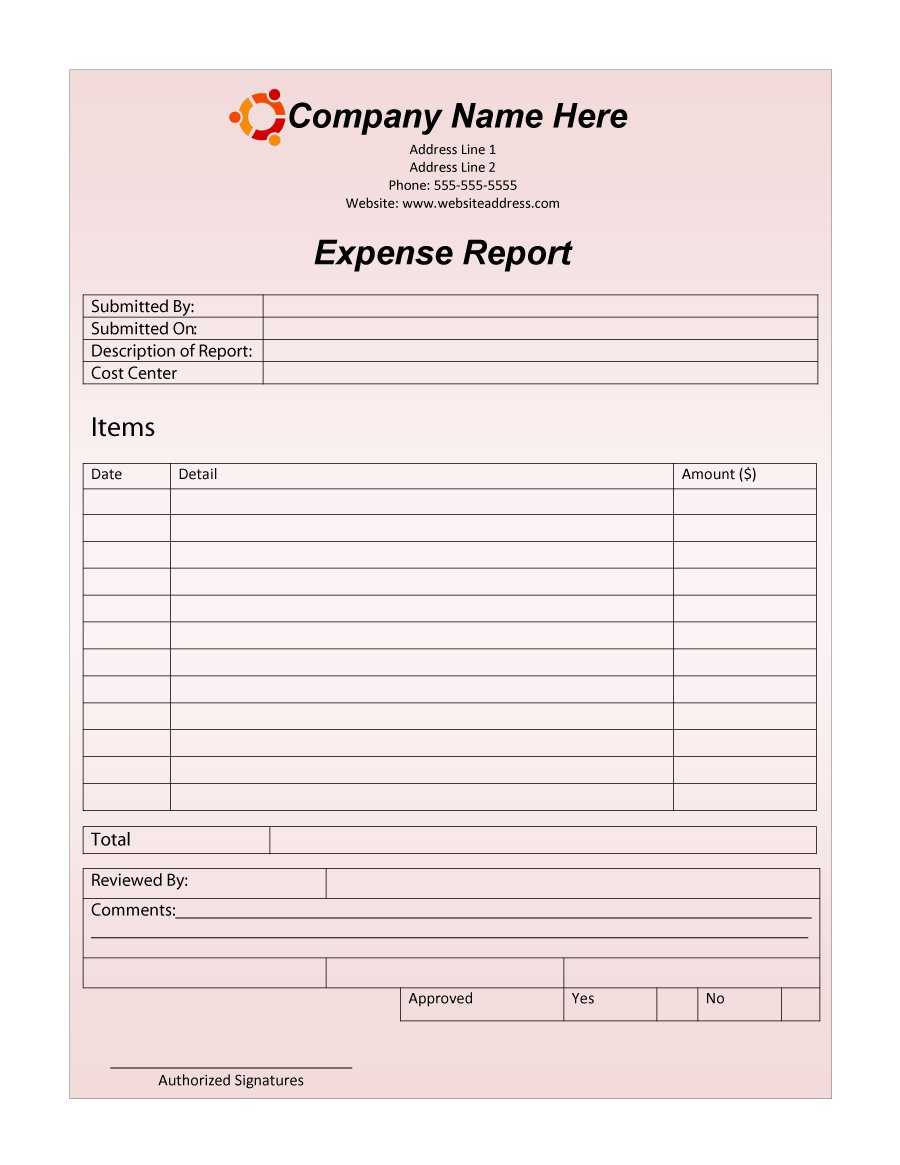 40+ Expense Report Templates To Help You Save Money ᐅ Regarding Company Expense Report Template