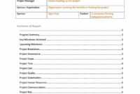40+ Project Status Report Templates [Word, Excel, Ppt] ᐅ intended for Section 37 Report Template