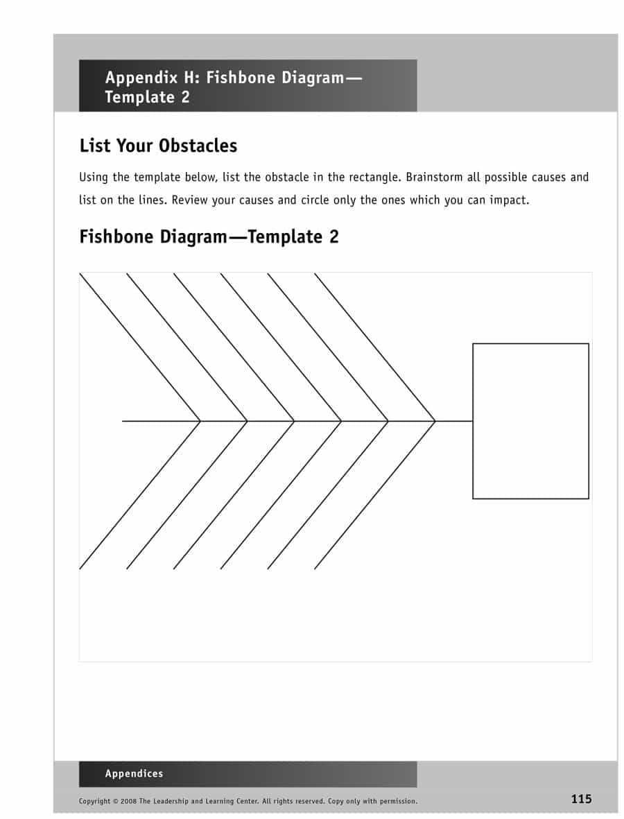43 Great Fishbone Diagram Templates & Examples [Word, Excel] In Ishikawa Diagram Template Word