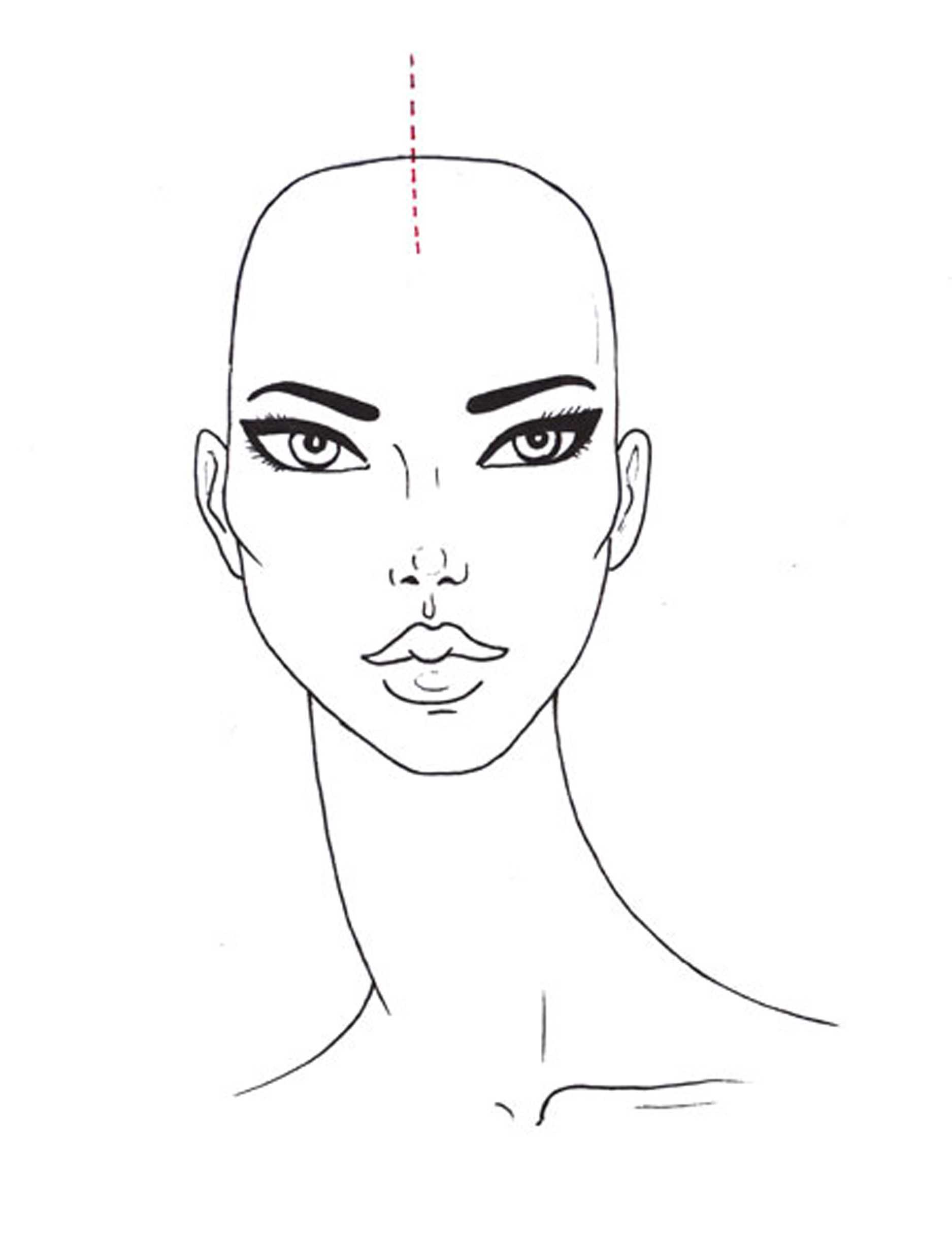 44 Beginning How To Draw Fashion Models Regarding Blank Model Sketch Template