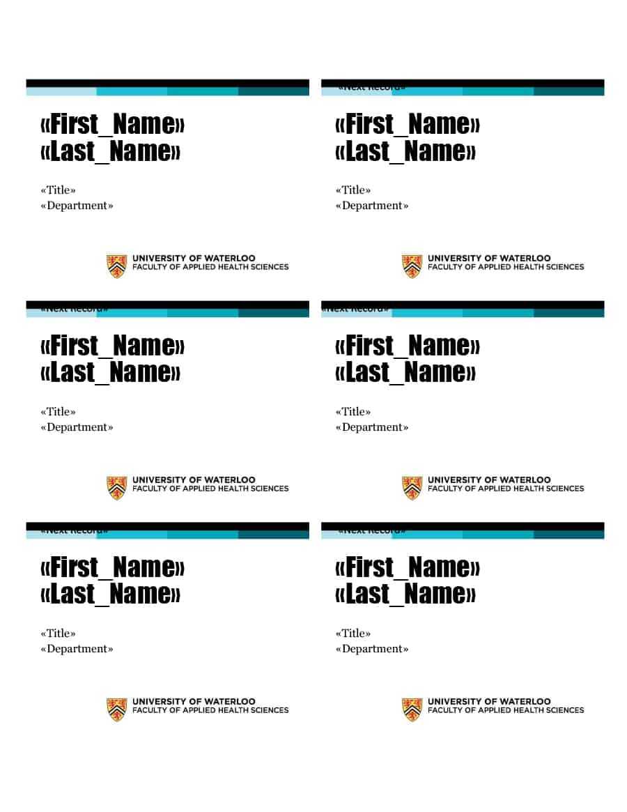 47 Free Name Tag + Badge Templates ᐅ Template Lab Within Visitor Badge Template Word