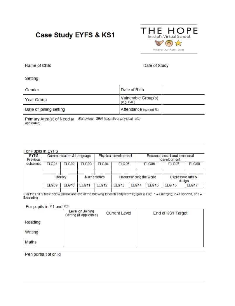 49 Free Case Study Templates ( + Case Study Format Examples + ) With Regard To Case Report Form Template