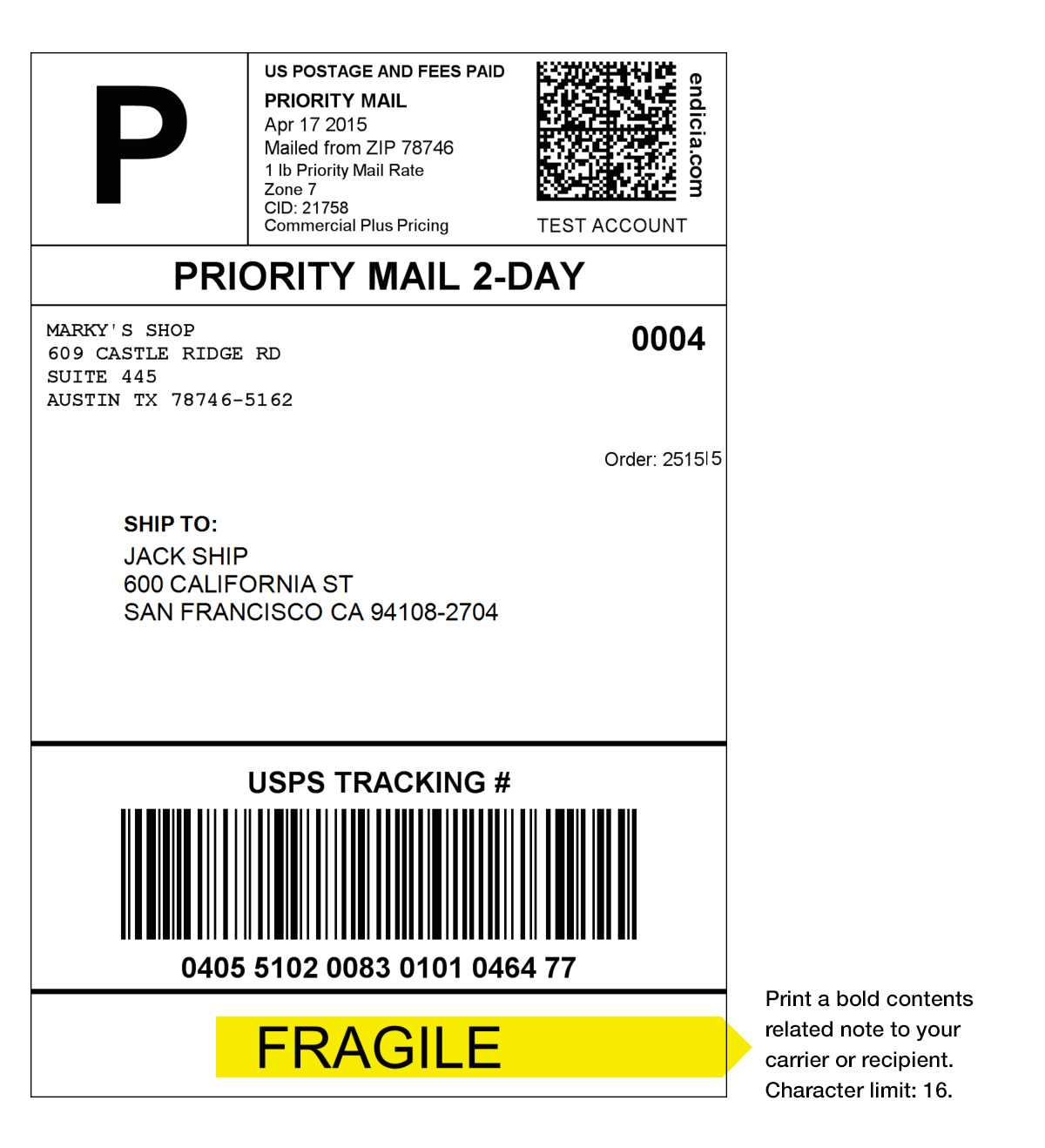 4X6 Shipping Label Template – Raptor.redmini.co For Fedex Label Template Word