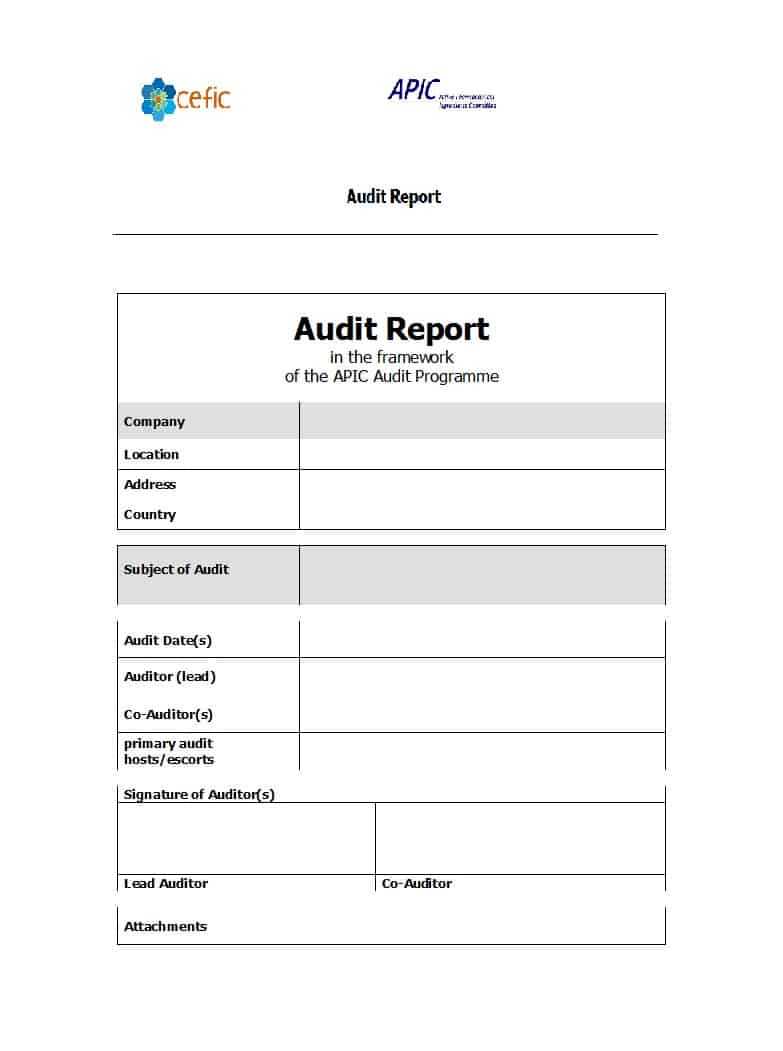 50 Free Audit Report Templates (Internal Audit Reports) ᐅ For It Audit Report Template Word