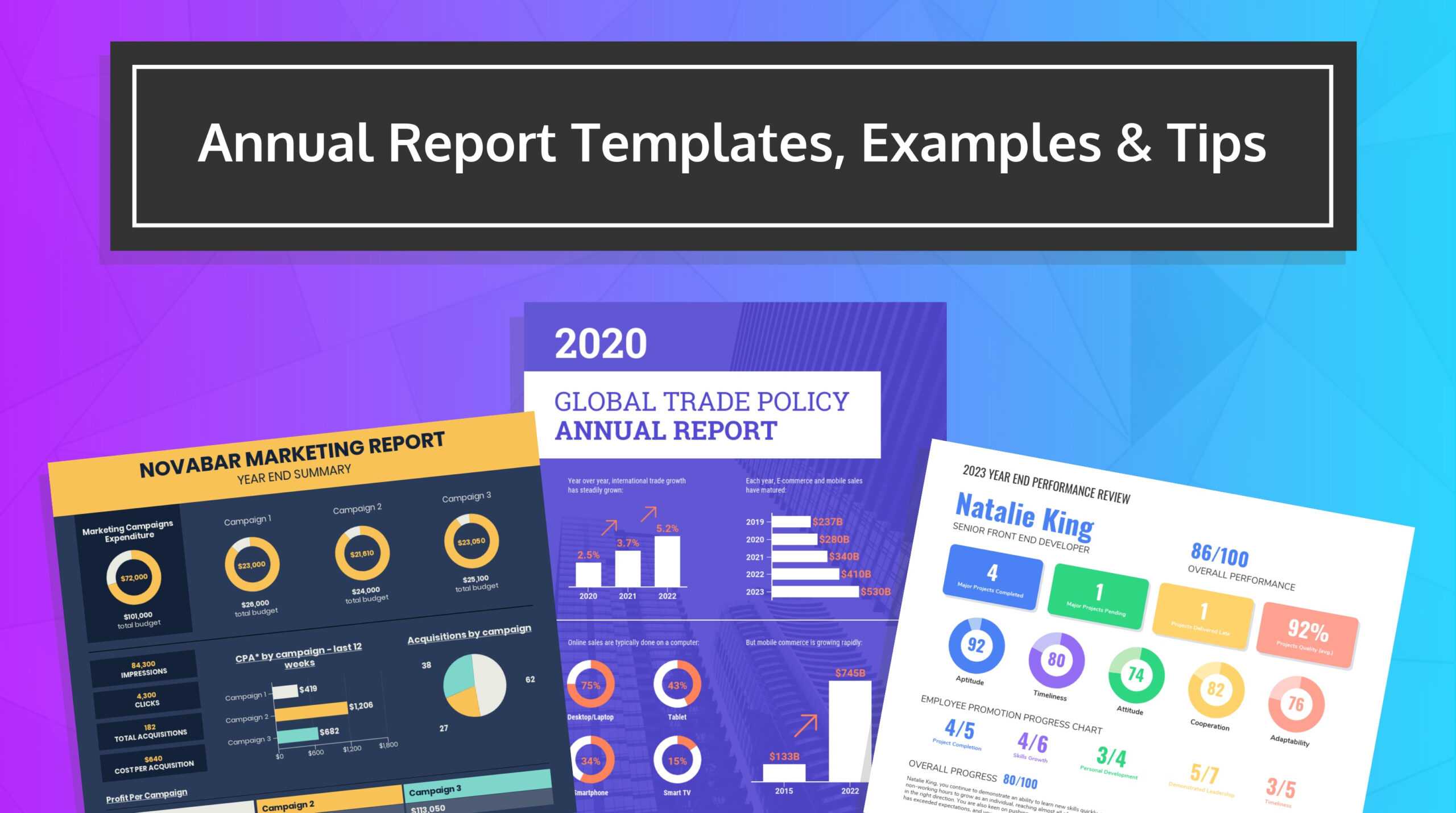 55+ Customizable Annual Report Design Templates, Examples & Tips For Project Status Report Template Word 2010