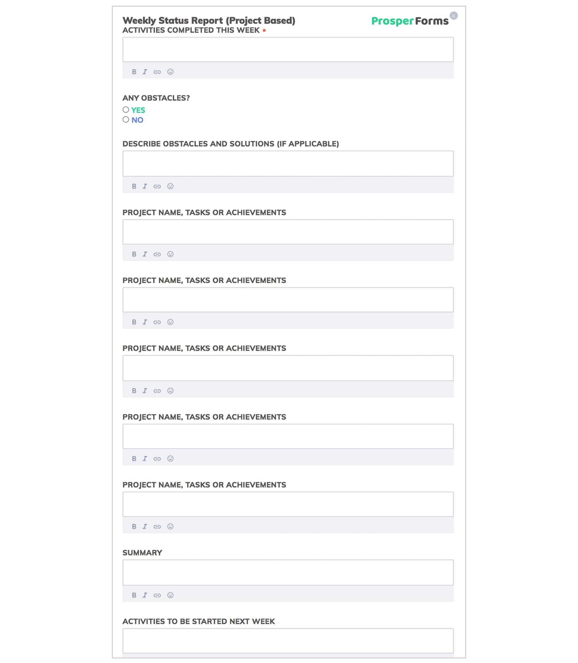 6 Awesome Weekly Status Report Templates | Free Download In Software Development Status Report Template