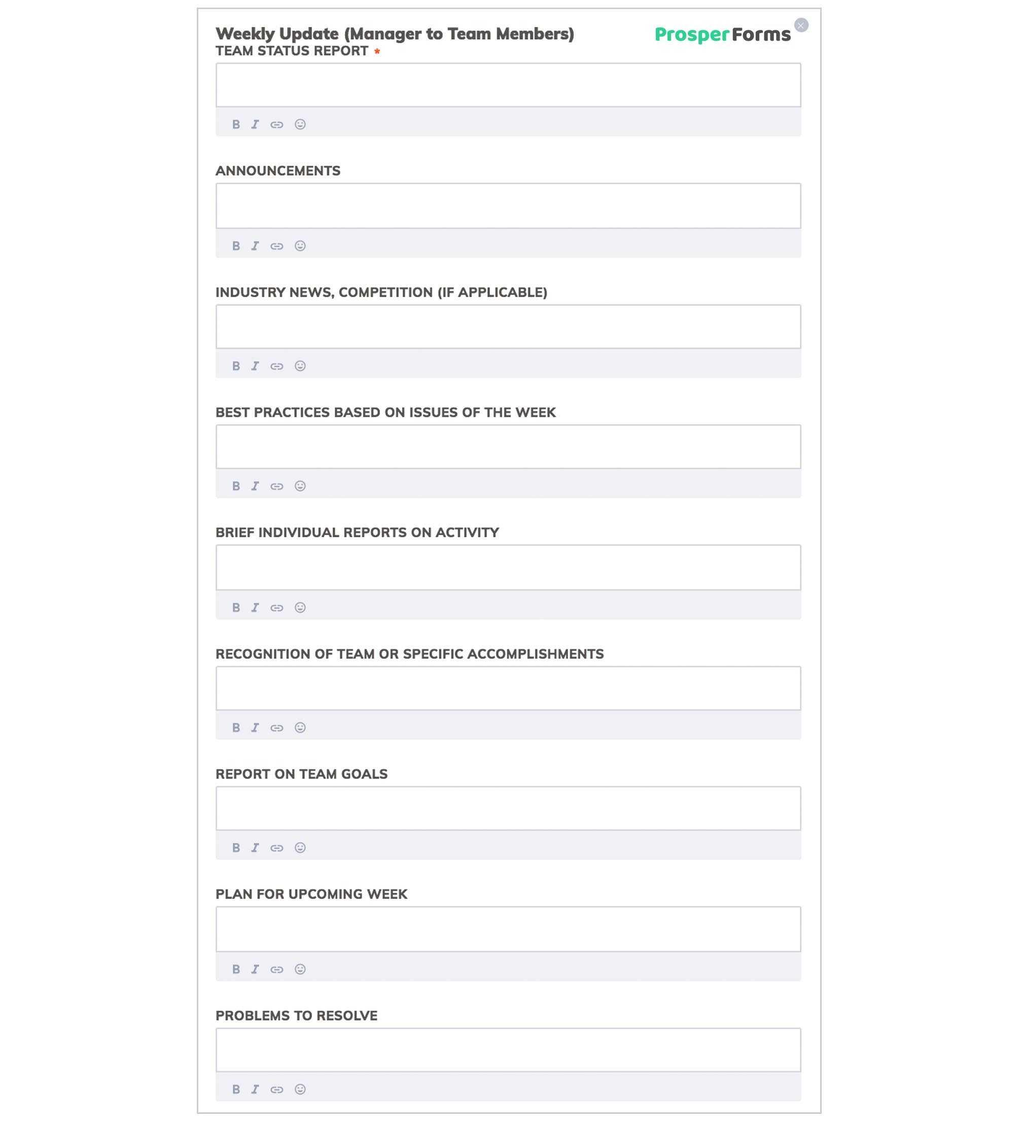 6 Awesome Weekly Status Report Templates | Free Download Within Weekly Manager Report Template