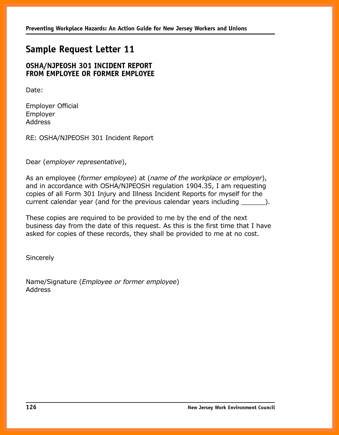 6+ Incident Report Letter Examples – Pdf | Examples With Regard To Incident Report Form Template Word