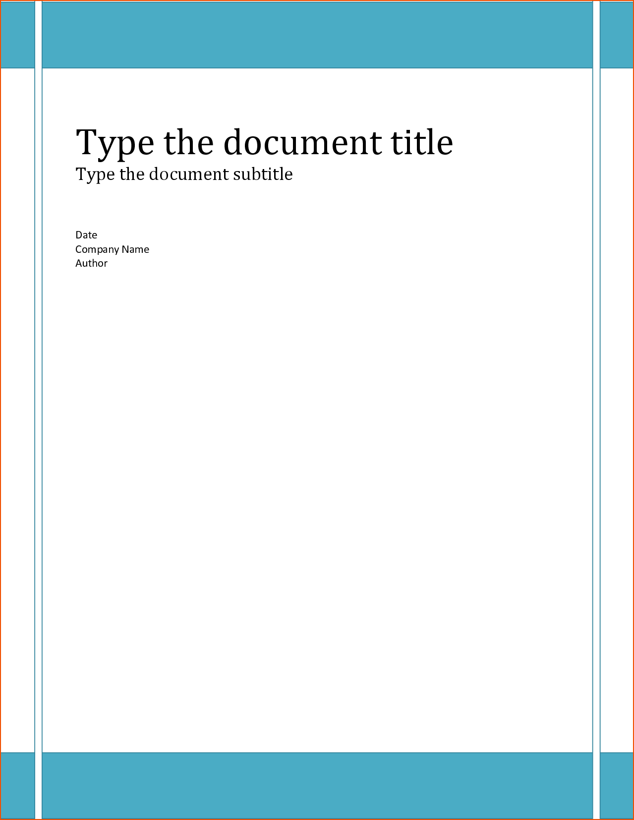 6+ Word Report Templates – Bookletemplate With Regard To Cover Page For Report Template