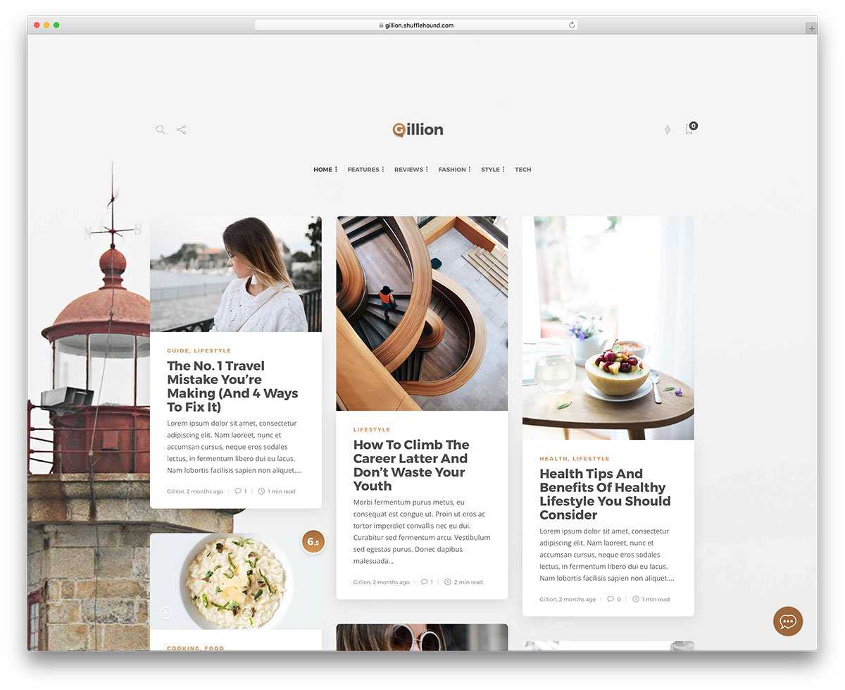 60+ Best Clean WordPress Themes 2020 – Colorlib In Blank Food Web Template