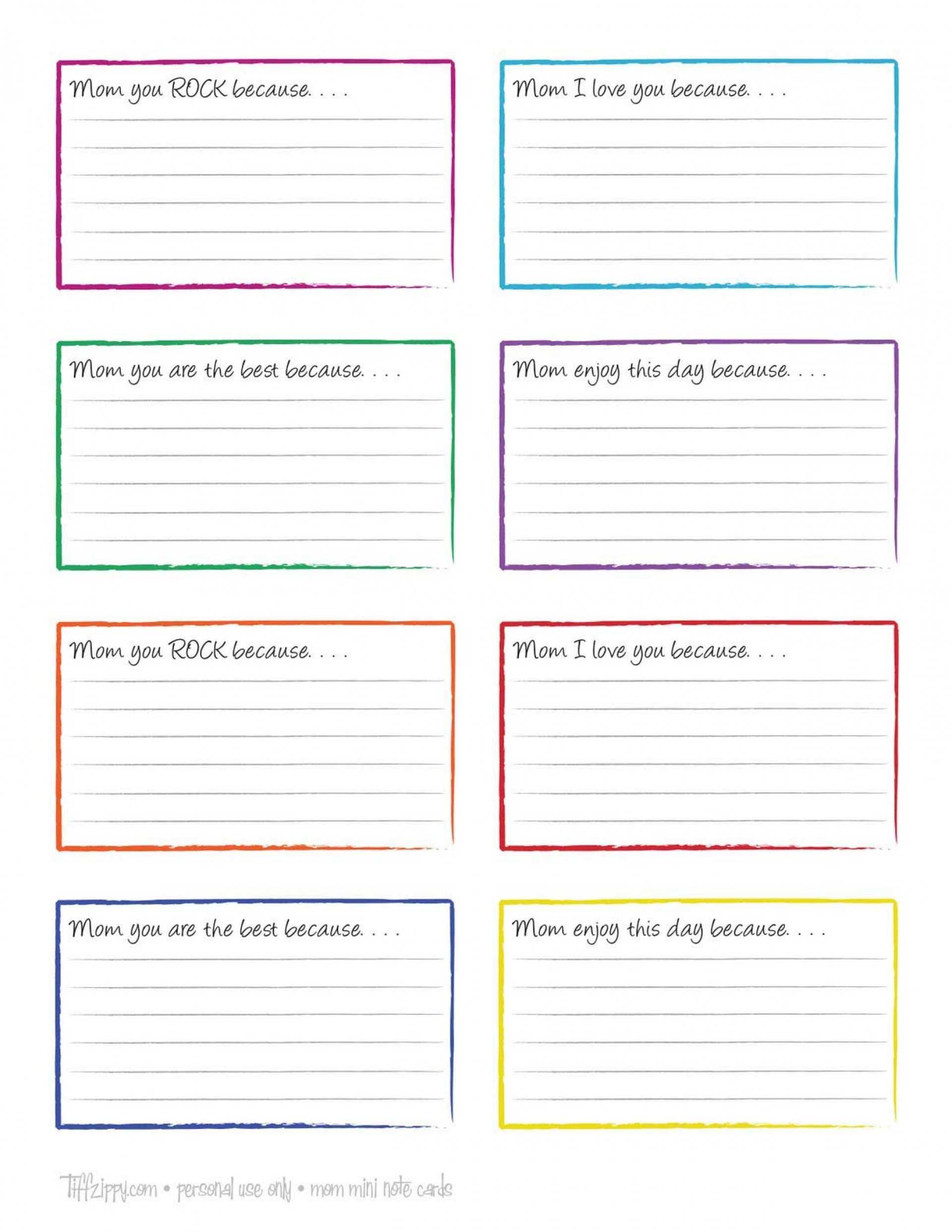 676E7 Index Card Template Index Card Template Word | Wiring In Index Card Template For Word