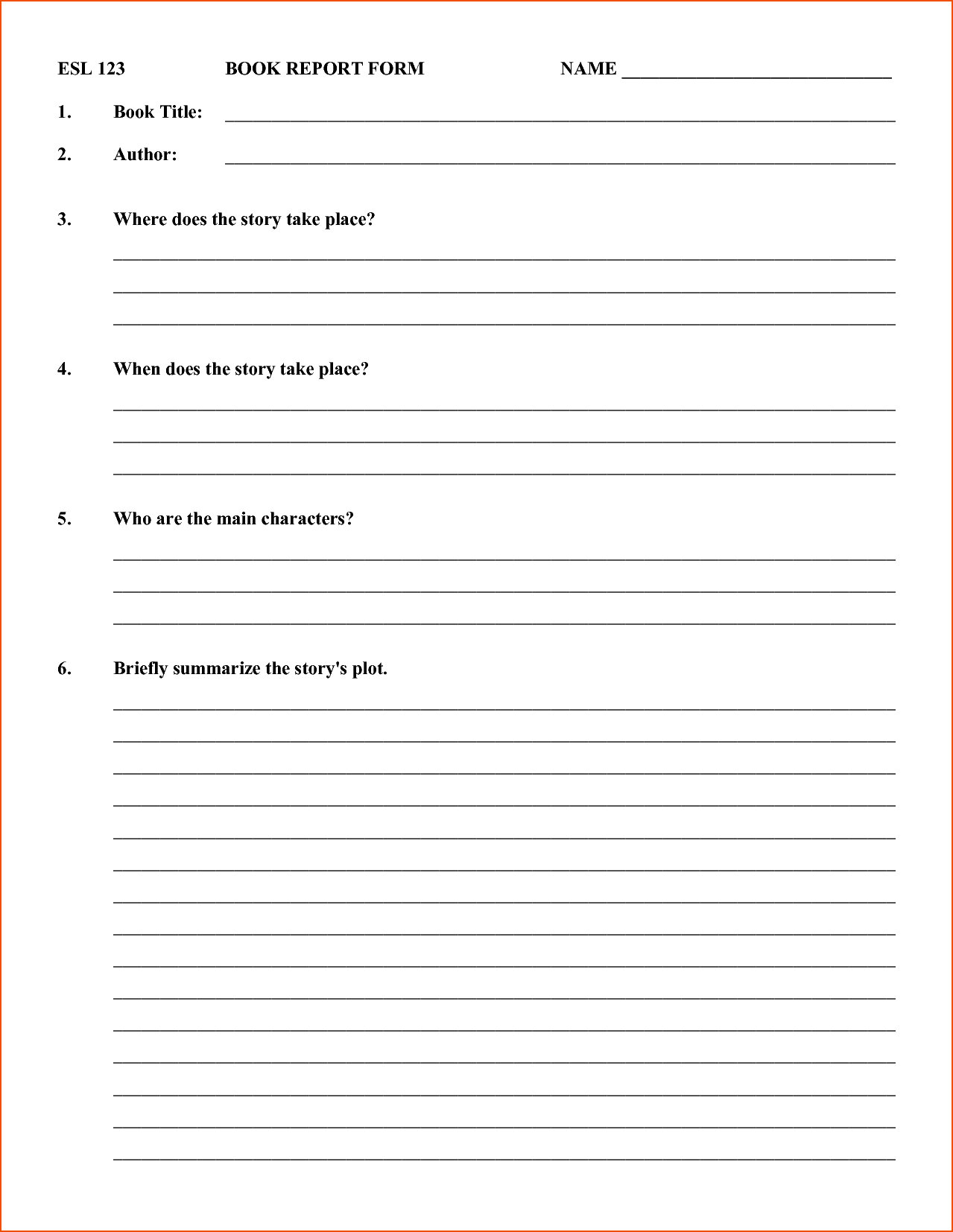 7+ Book Report Templates – Bookletemplate With Regard To Story Report Template