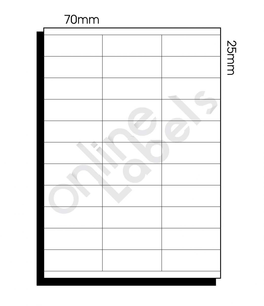70Mm X 25Mm Labels Per Sheet Online Label Es Microsoft Word With Word Label Template 12 Per Sheet