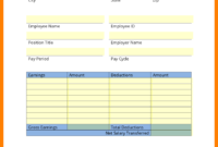 8+ Free Payslip Template Download | Shrewd-Investment within Blank Payslip Template