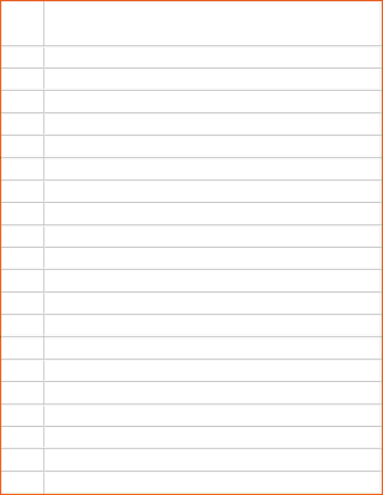 9+ Lined Paper Template Word | Survey Template Words For Ruled Paper Word Template