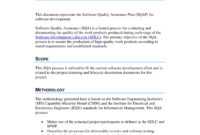 9+ Software Quality Assurance Plan Examples - Pdf | Examples with Software Quality Assurance Report Template