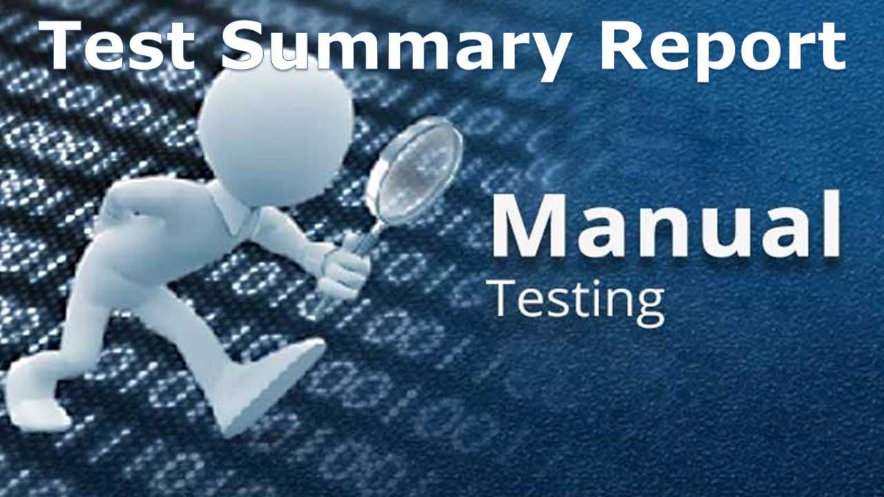 A Sample Test Summary Report - Software Testing Inside Test Closure Report Template