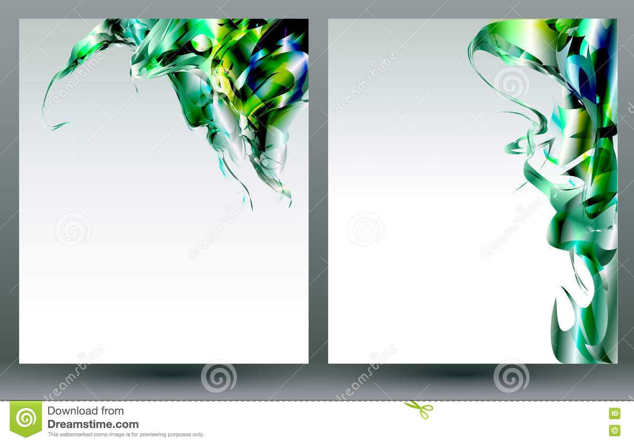 Abstract Blank Backgrounds Templates Stock Vector Regarding Blank Templates For Flyers