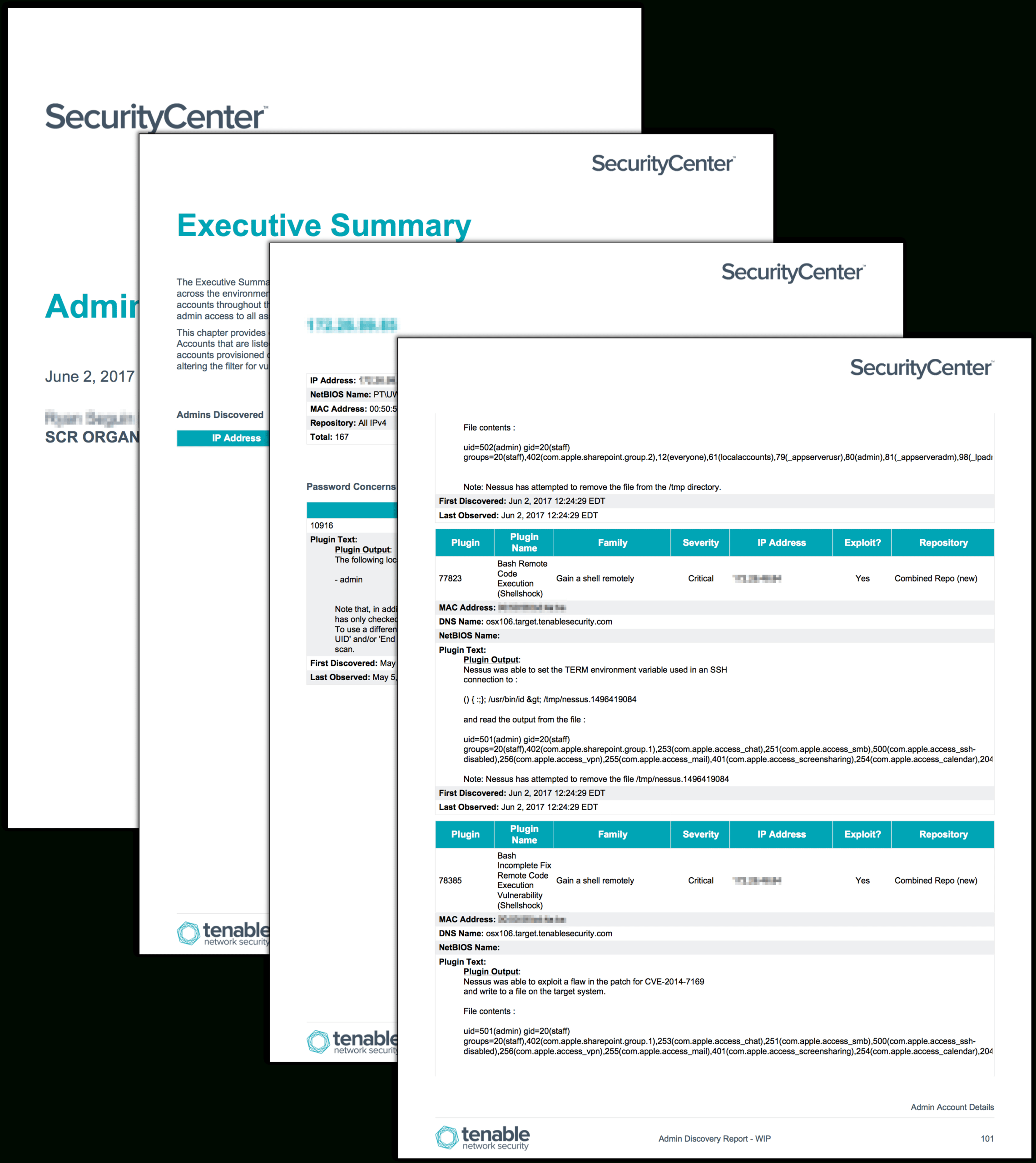 Admin Discovery Report – Sc Report Template | Tenable® Within Nessus Report Templates