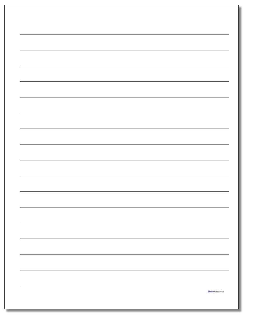 Adorable Lined Paper Printable | Bowman\'s Website With College Ruled Lined Paper Template Word 2007